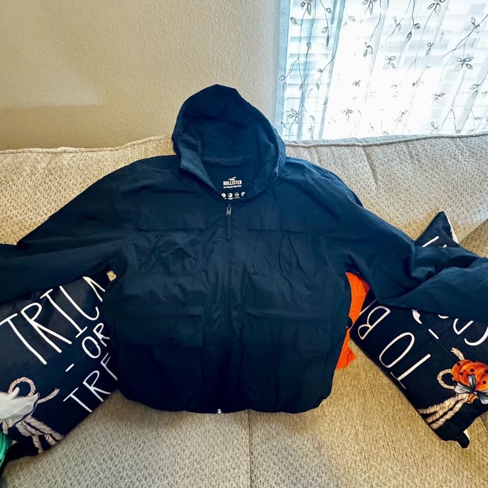 Hollister All-Weather Black Jacket
